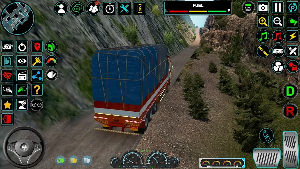 Indian Truck Offroad Cargo Sim — скриншот 3