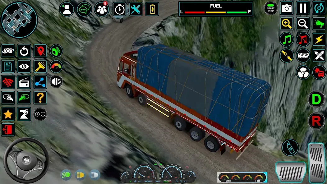 Indian Truck Offroad Cargo Sim — скриншот 4