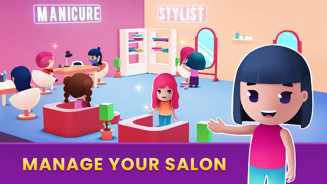 Idle Beauty Salon Tycoon — скриншот 1 Idle Beauty Salon Tycoon — скриншот 1