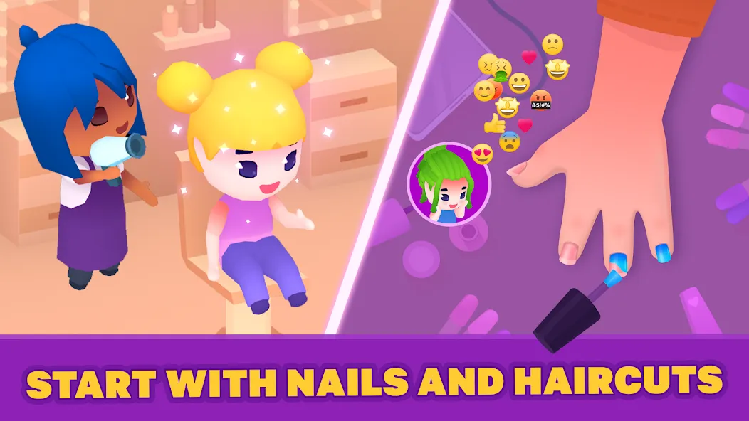 Idle Beauty Salon Tycoon — скриншот 3 Idle Beauty Salon Tycoon — скриншот 3