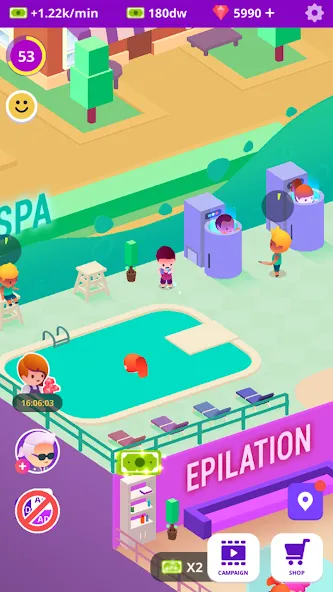 Idle Beauty Salon Tycoon — скриншот 5
