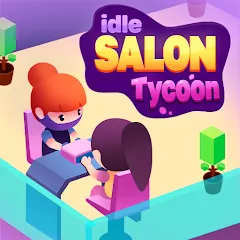 Взломанная Idle Beauty Salon Tycoon на Андроид — Много денег