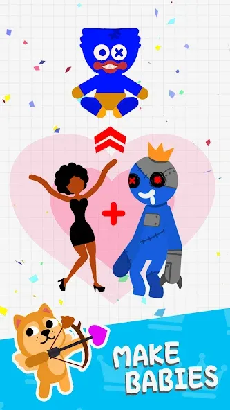 Love Archer rainbow monster — скриншот 4