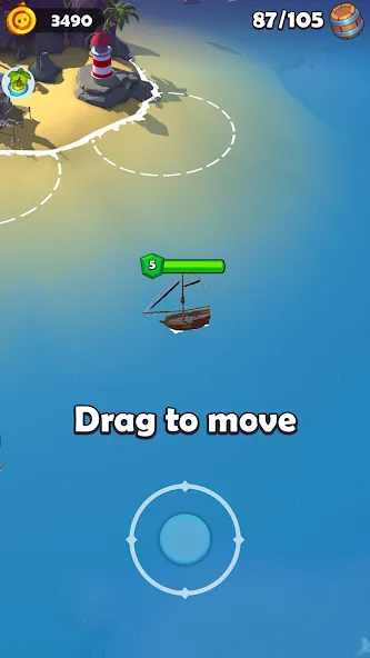 Pirate Raid - Caribbean Battle — скриншот 1