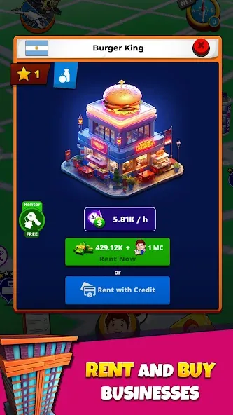 Geopoly: Tycoon NFT Idle Game — скриншот 1
