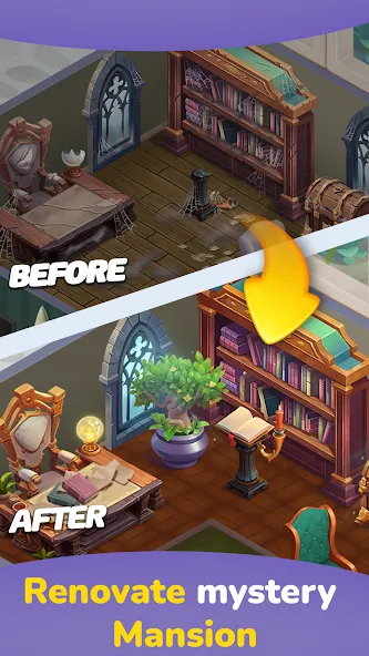 Weekday Merge: Mansion Mystery — скриншот 3