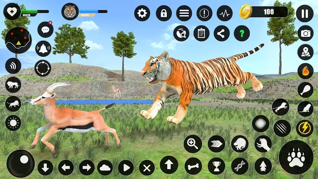Tiger Simulator Animal Games — скриншот 3