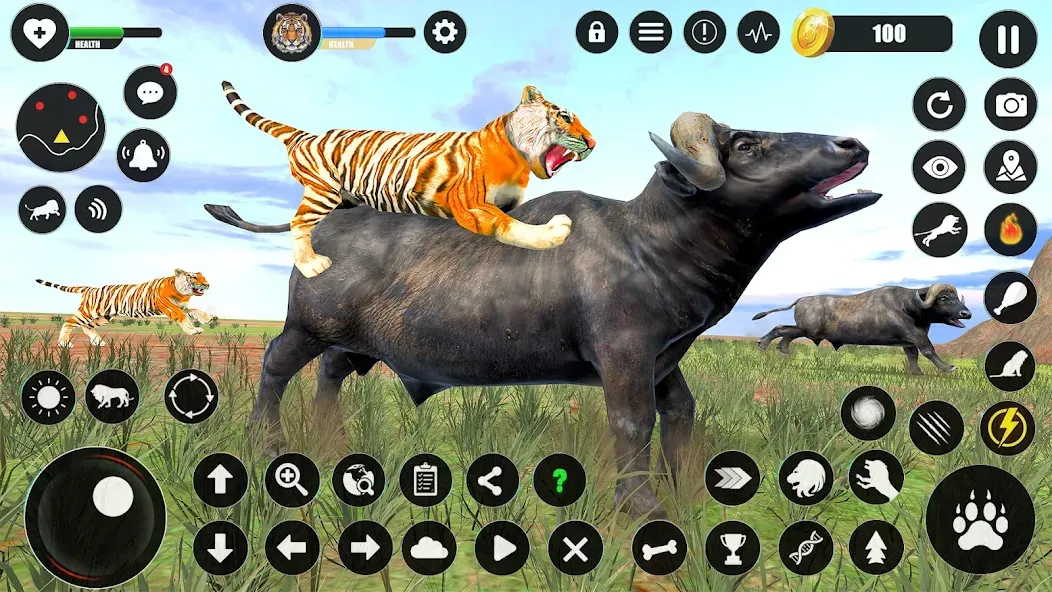 Tiger Simulator Animal Games — скриншот 4