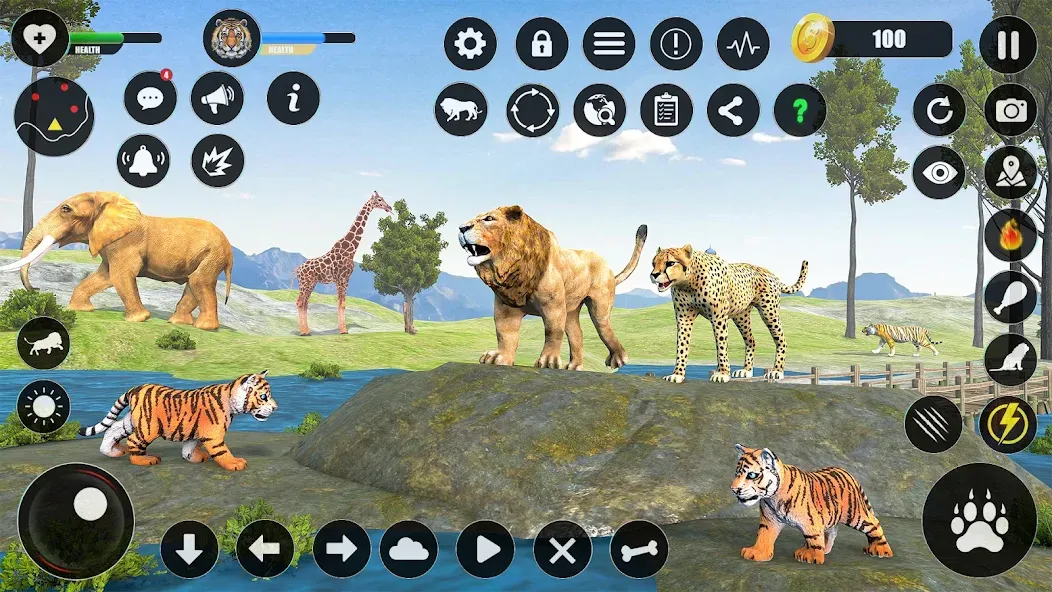 Tiger Simulator Animal Games — скриншот 5