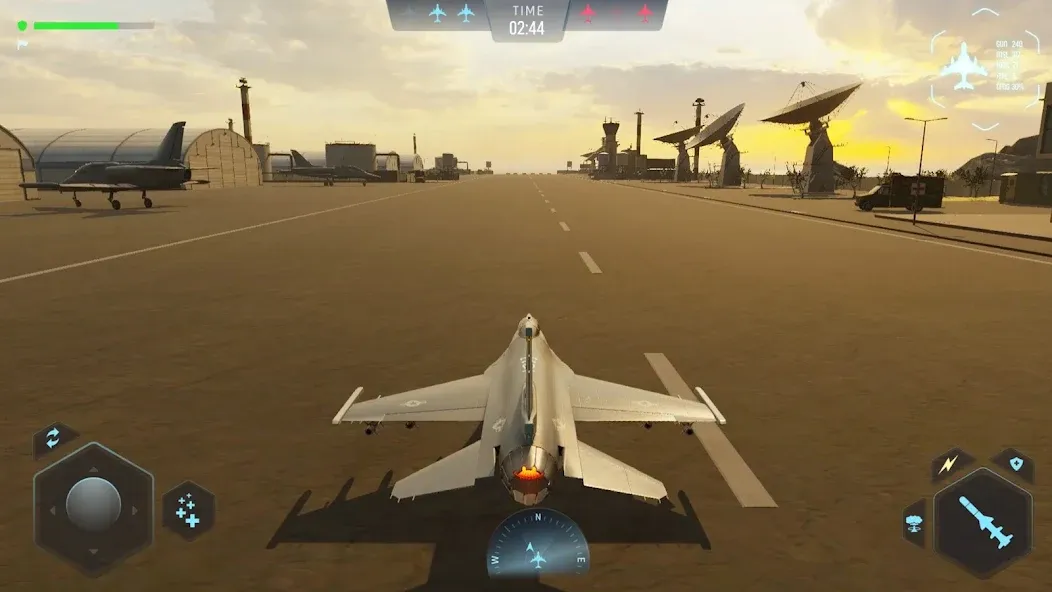 Sky Warriors: Airplane Games — скриншот 1