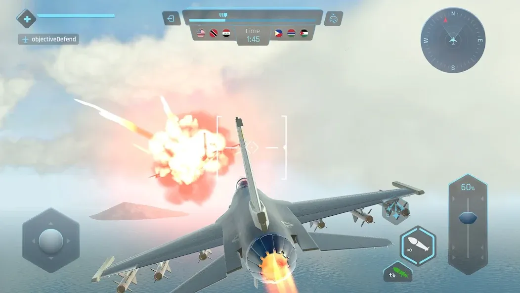 Sky Warriors: Airplane Games — скриншот 5