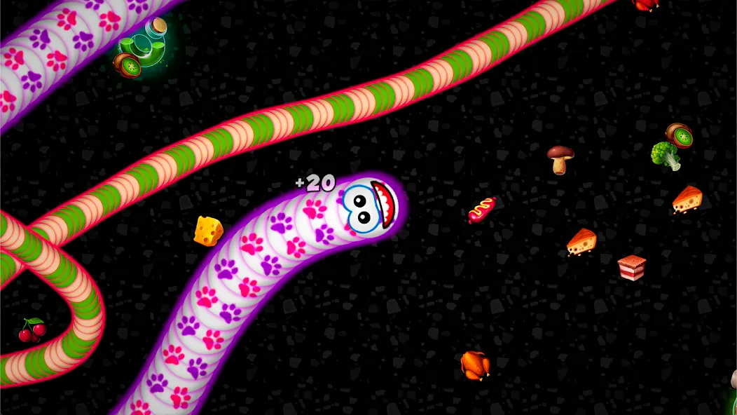 Worms Zone .io - Hungry Snake — скриншот 1 Worms Zone .io - Hungry Snake — скриншот 1