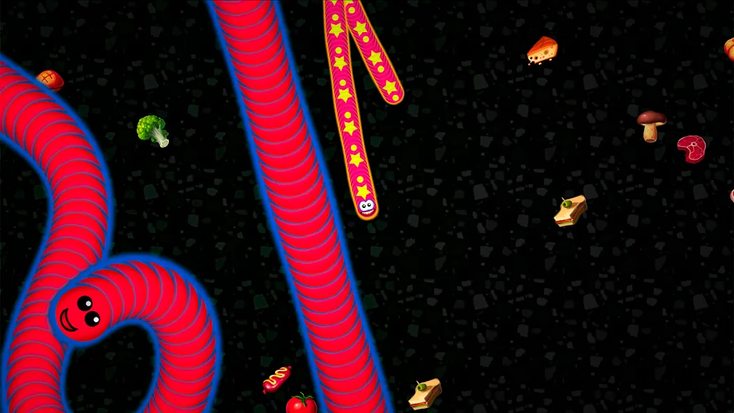 Worms Zone .io - Hungry Snake — скриншот 3 Worms Zone .io - Hungry Snake — скриншот 3
