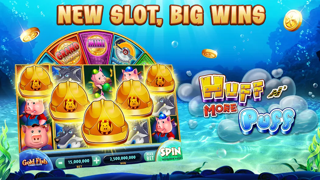 Gold Fish Casino Slot Games — скриншот 1