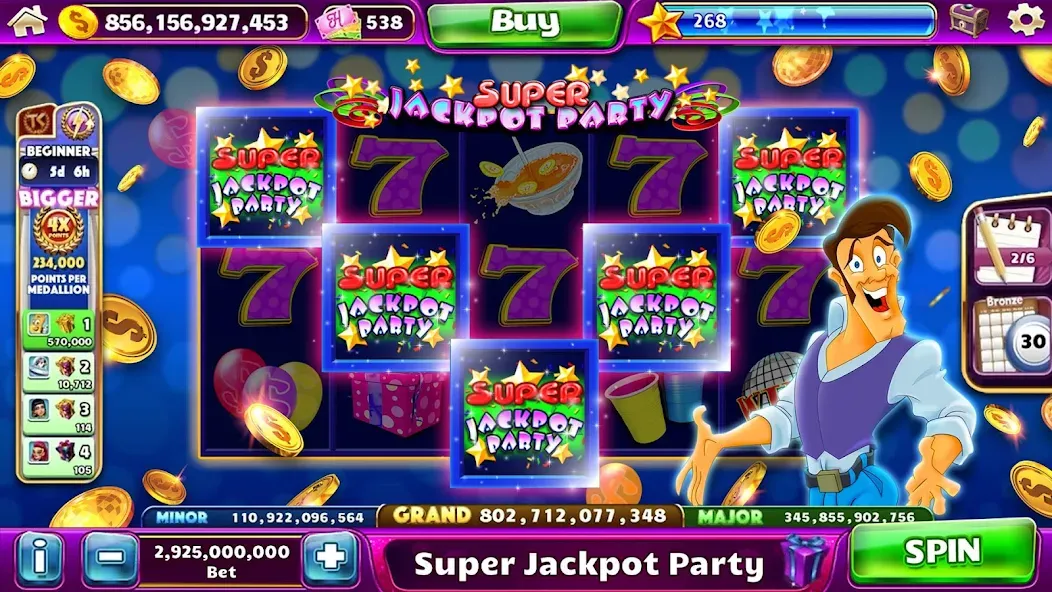 Jackpot Party Casino Slots — скриншот 4 Jackpot Party Casino Slots — скриншот 4