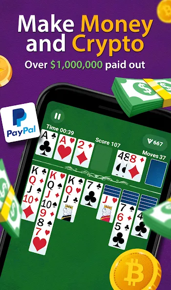 Solitaire - Make Money — скриншот 4