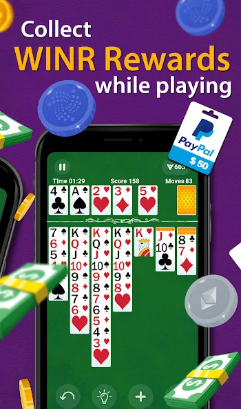 Solitaire - Make Money — скриншот 5