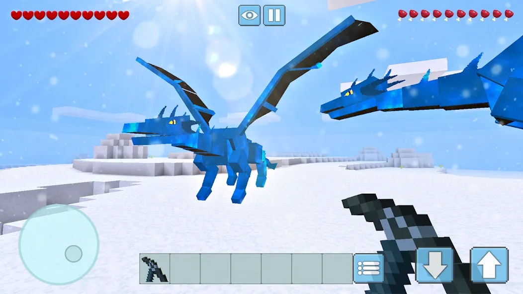 Winter Craft - Block Craft — скриншот 4