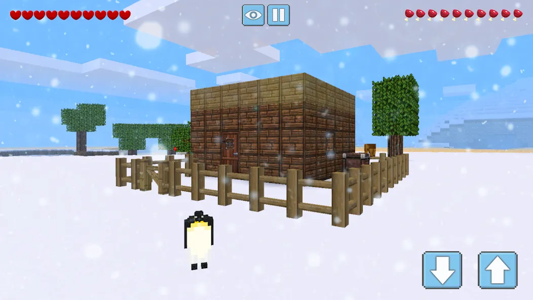 Winter Craft - Block Craft — скриншот 5