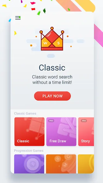 Word Search Colorful — скриншот 2 Word Search Colorful — скриншот 2