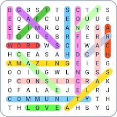 Скачать Word Search Colorful — MOD Все слова открыты