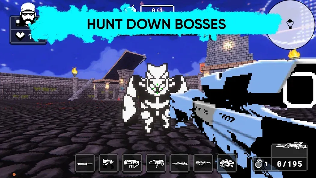Doomsday pixel shooter 3d — скриншот 2