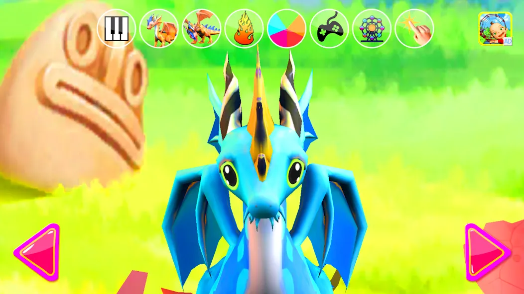 Talking Dragon Family — скриншот 1