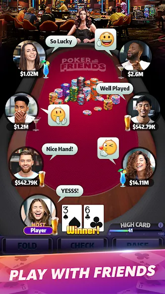 Mega Hit Poker: Texas Holdem — скриншот 4 Mega Hit Poker: Texas Holdem — скриншот 4