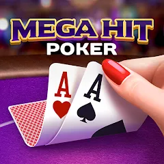Взломанная Mega Hit Poker: Texas Holdem — Бесконечные фишки и деньги