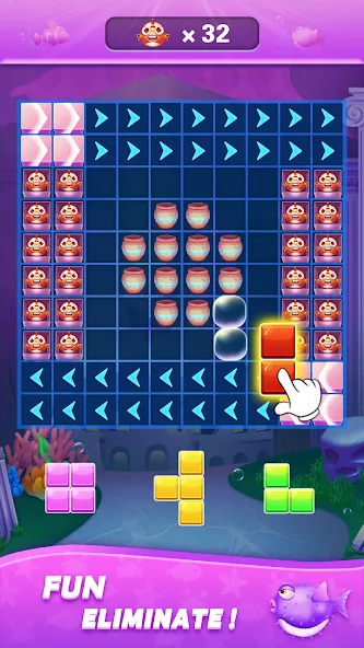 Block Ocean 1010 Puzzle Games — скриншот 3
