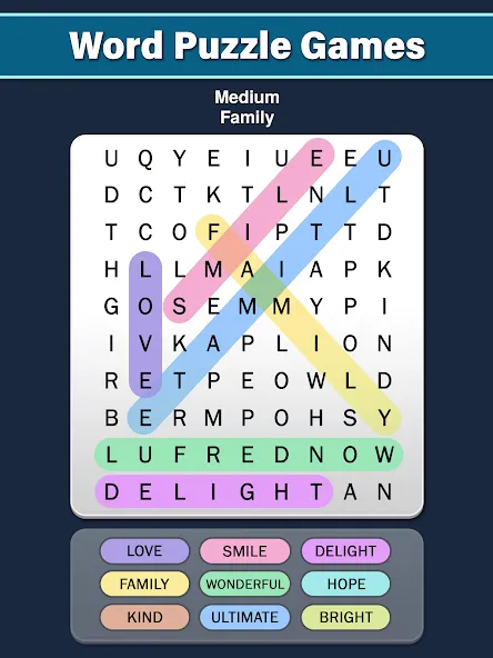 Word Search: Word Find — скриншот 5