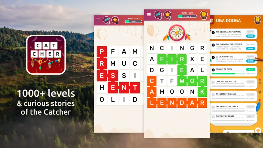 Word Catcher: Word Search — скриншот 1 Word Catcher: Word Search — скриншот 1