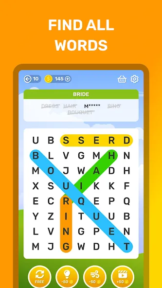 Word Search Puzzle Game — скриншот 2