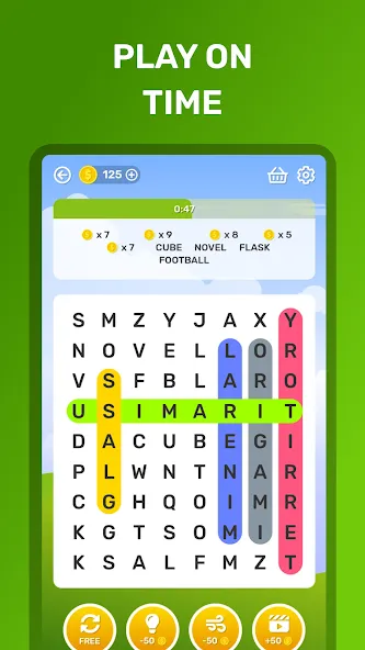 Word Search Puzzle Game — скриншот 3