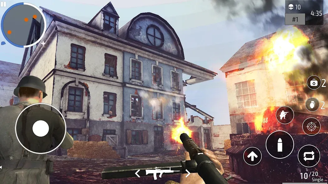 World War 2 Shooter offline — скриншот 1