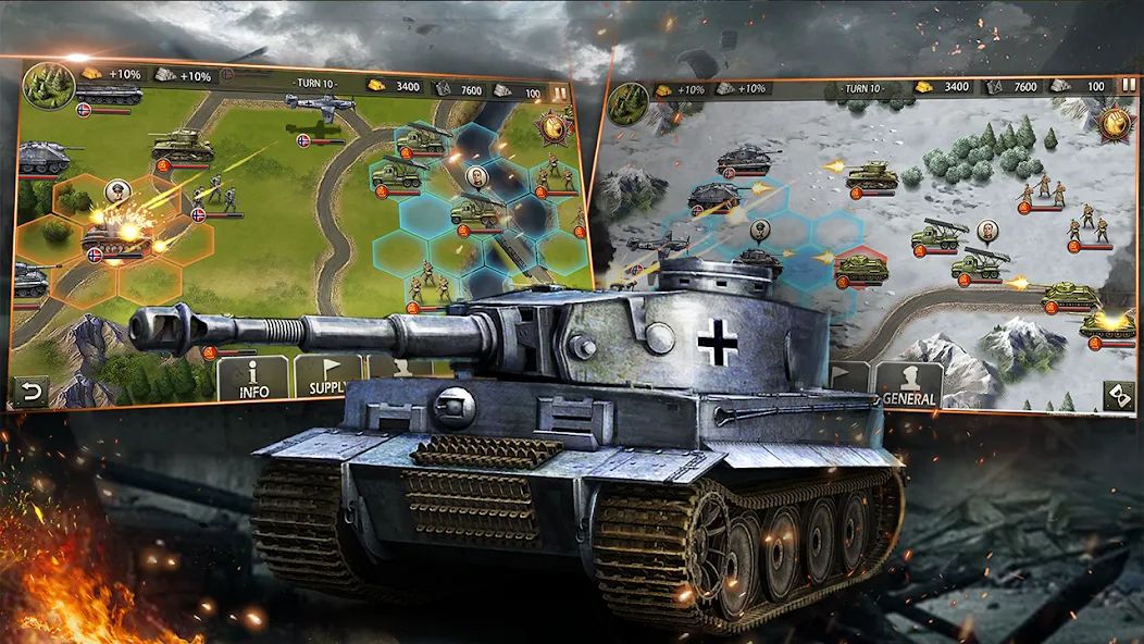 World War 2:WW2 Strategy Games — скриншот 3