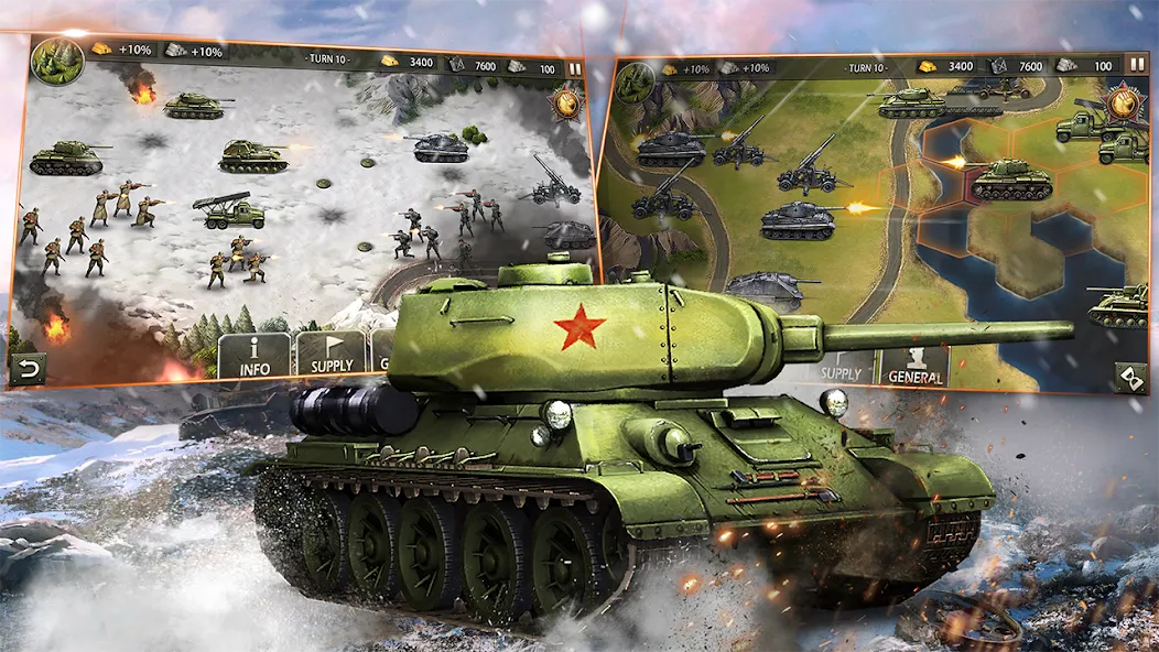 World War 2:WW2 Strategy Games — скриншот 4