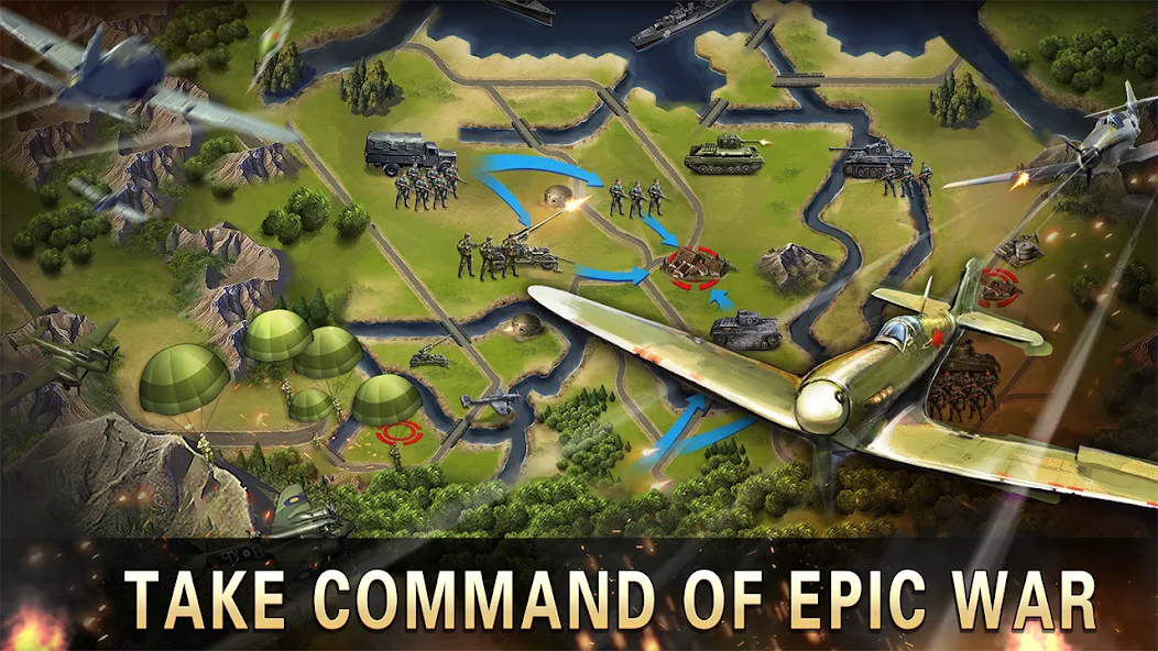 World War 2:WW2 Strategy Games — скриншот 5
