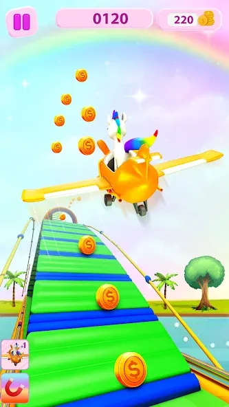 Unicorn Kingdom: Running Games — скриншот 2
