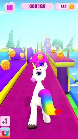 Unicorn Kingdom: Running Games — скриншот 3