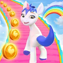 Скачать Unicorn Kingdom: Running Games на Android — Много денег