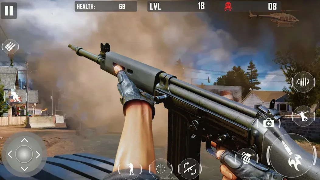 fps cover firing Offline Game — скриншот 1