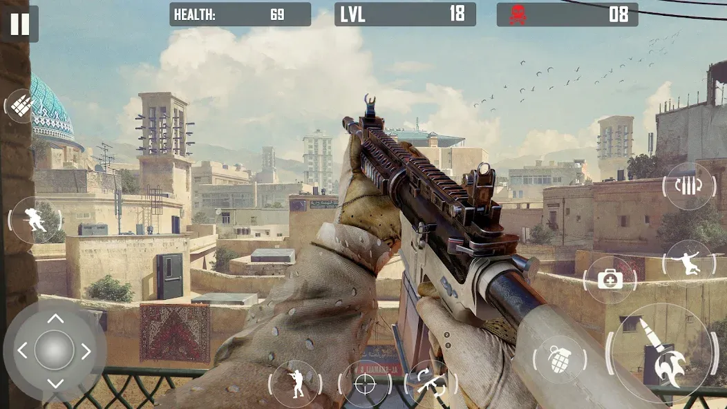 fps cover firing Offline Game — скриншот 2