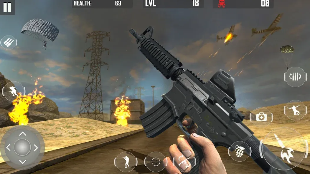 fps cover firing Offline Game — скриншот 4