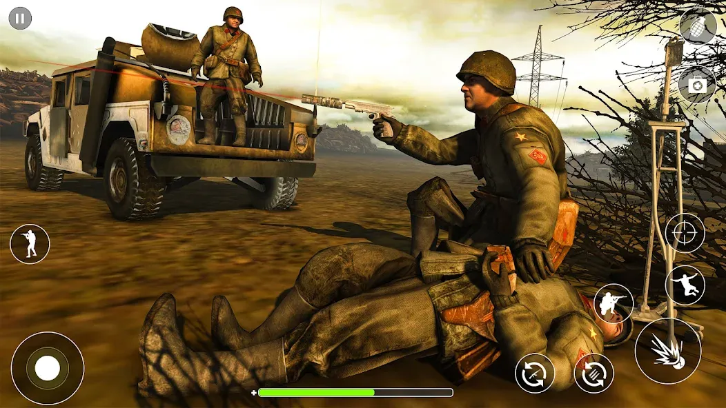WW2 Survival Shooter :Gun fire — скриншот 3
