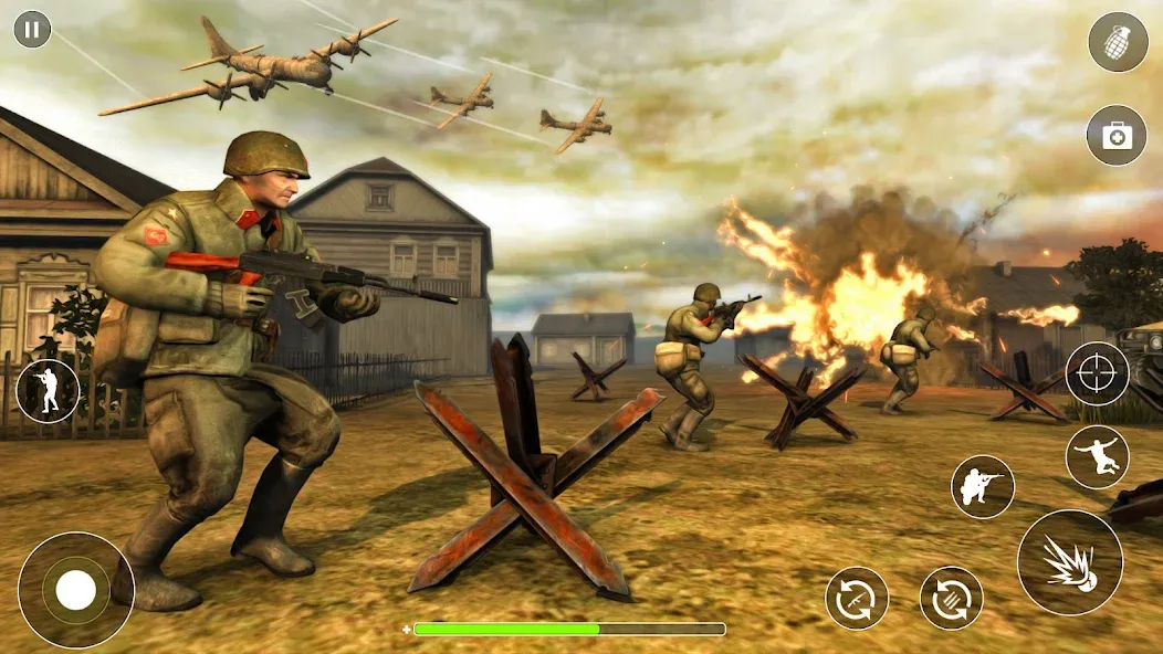 WW2 Survival Shooter :Gun fire — скриншот 5