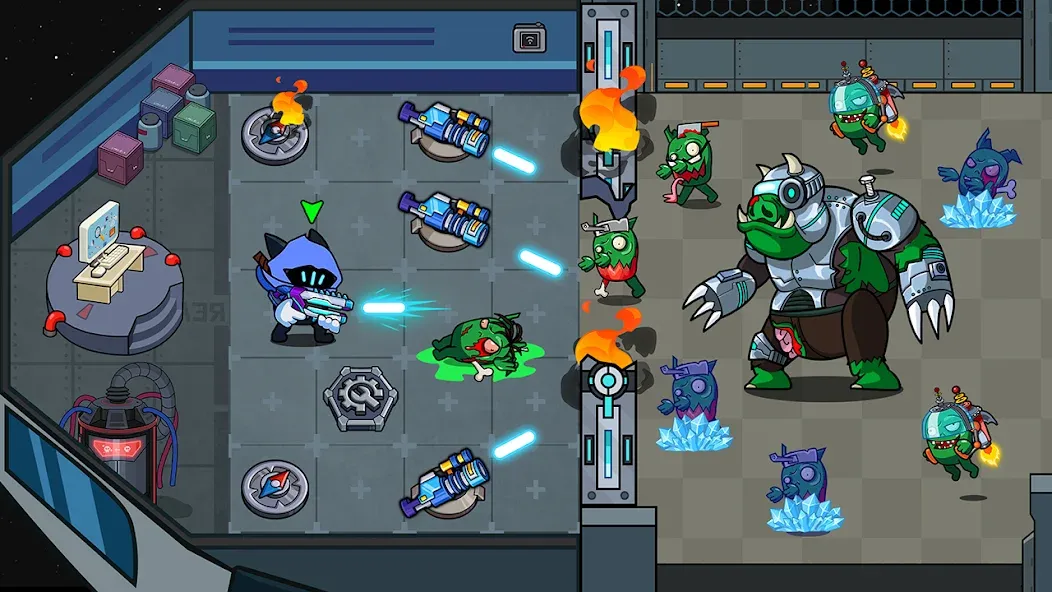 Space Survival: Zombie Attack — скриншот 4