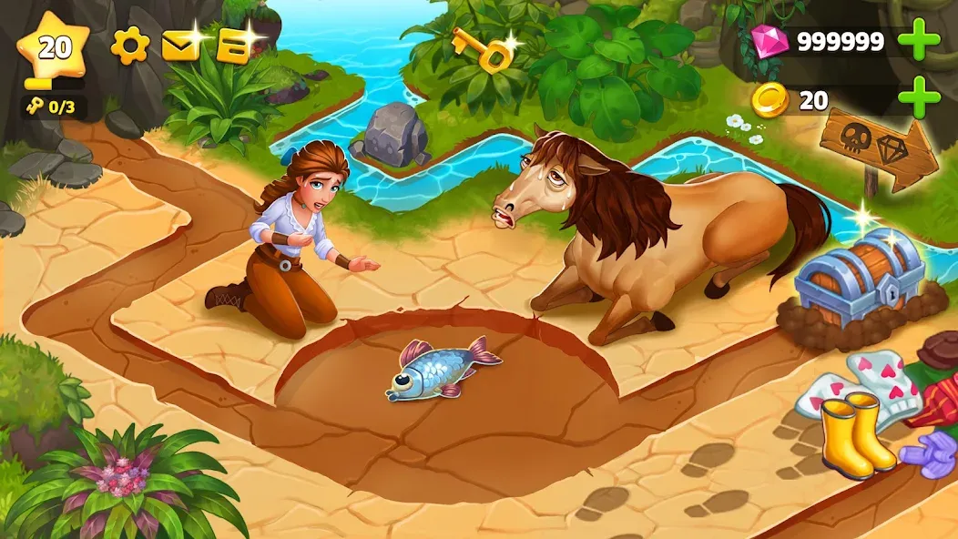 Island Hoppers: Jungle Farm — скриншот 1 Island Hoppers: Jungle Farm — скриншот 1