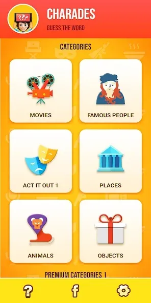 Charades Guess the Word — скриншот 4 Charades Guess the Word — скриншот 4