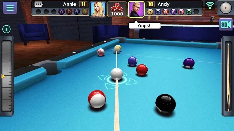 3D Pool Ball — скриншот 1